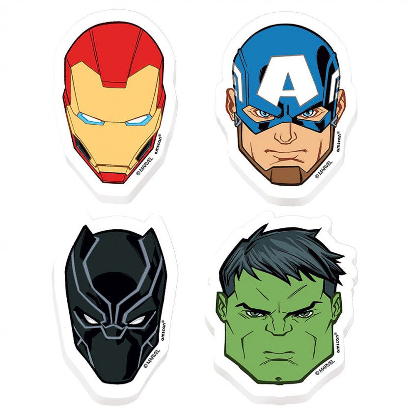 Marvel Avengers Erasers 8pk