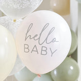 Floral Baby Hello Baby Shower Balloon Bundle 5pk