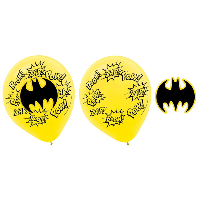 Batman Balloons 6pk