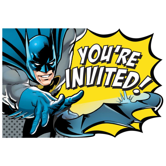 Batman Invitations 8pk