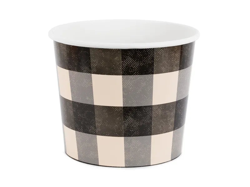 Red & Black Gingham Snack Buckets 2pk