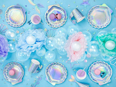 Mermaid Seashell Plates 6pk