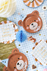 Teddy Bear Head Plates 6pk