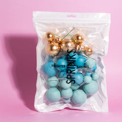 Bold In Blue Cake Ball Toppers 32pk