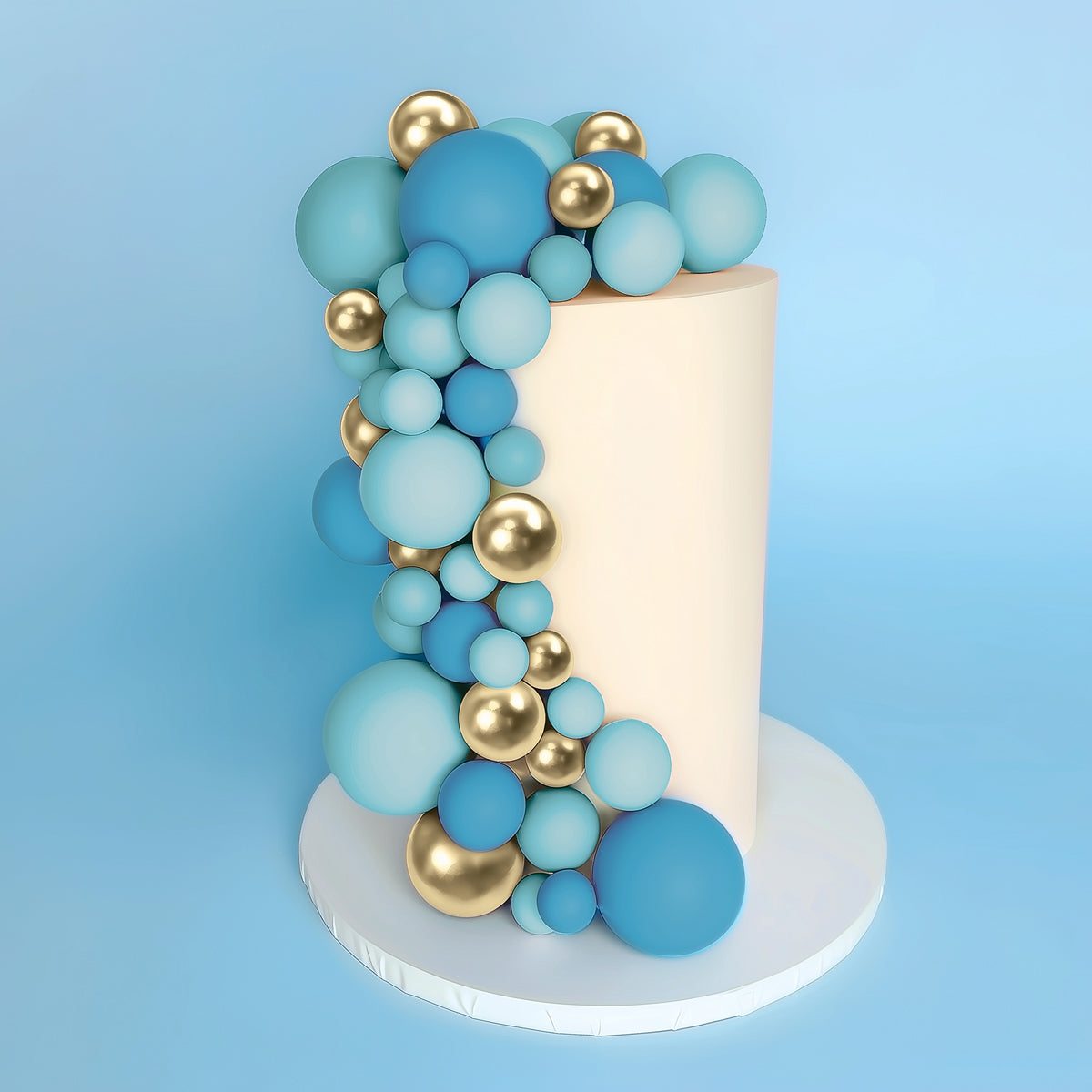Bold In Blue Cake Ball Toppers 32pk
