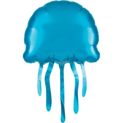 Blue Jellyfish Foil Balloon