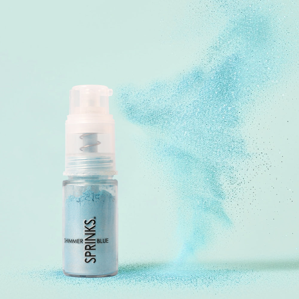 Blue Edible Shimmer Dust Pump