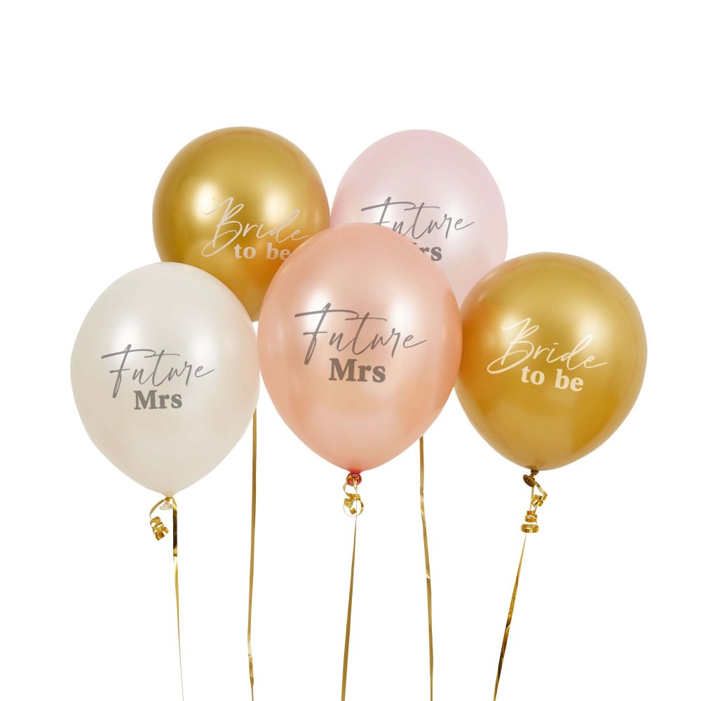 Bride To Be Balloons 5pk