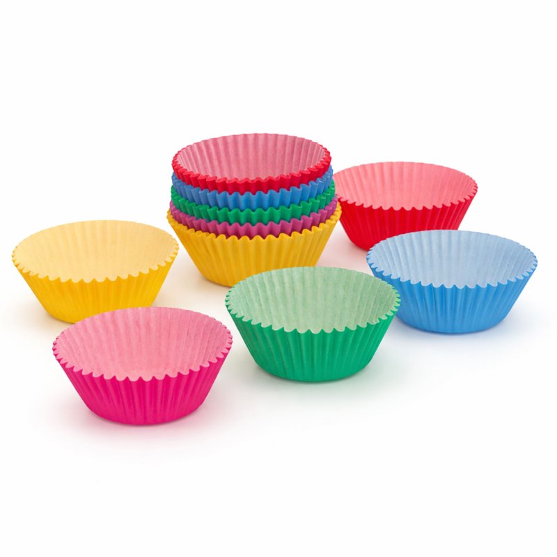 Bright Cupcake Cases 100pk