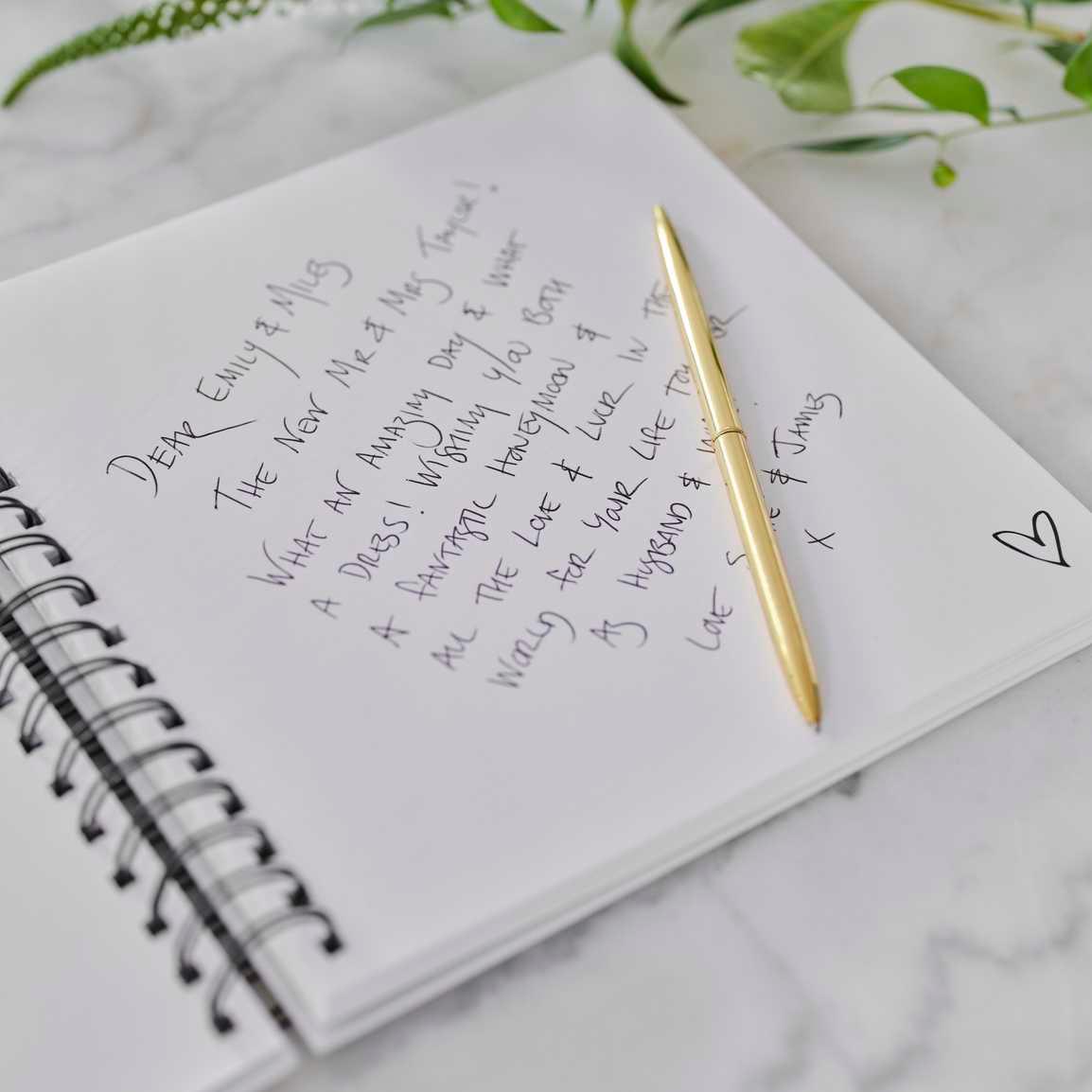 Black & White Wedding Guest Book