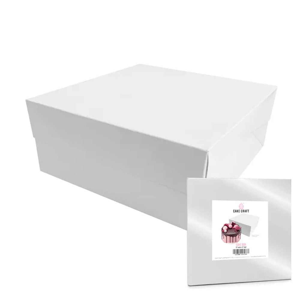 Large Cake Box 13x13x6in (33cm x 33cm x 15cm high)