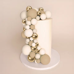 champagne cake ball topper