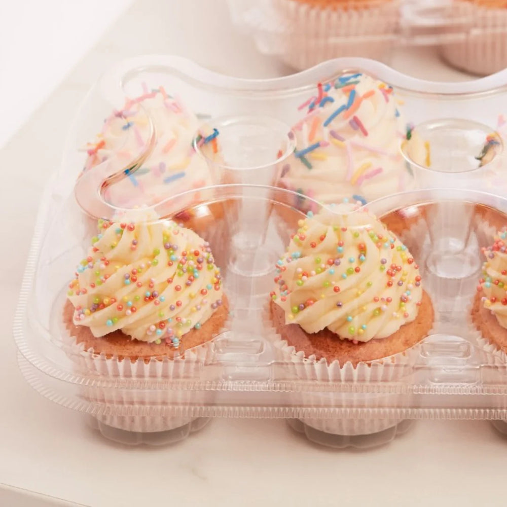 Cupcake Containers for 6 Cupcakes 3pk