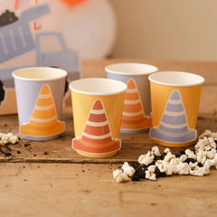 Traffic Cone Construction Cups 8pk
