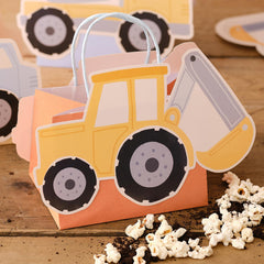 Construction Vehicle Party Bags 5pk