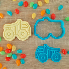 Dump Truck Cookie Cutter & Fondant Stamp