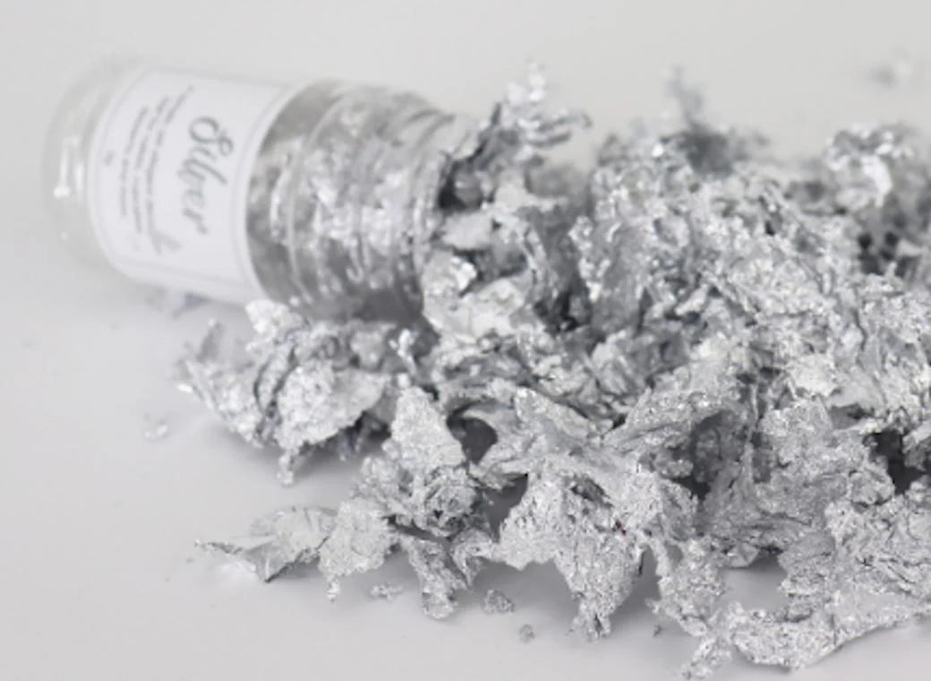 Decorative Silver Leaf Flakes