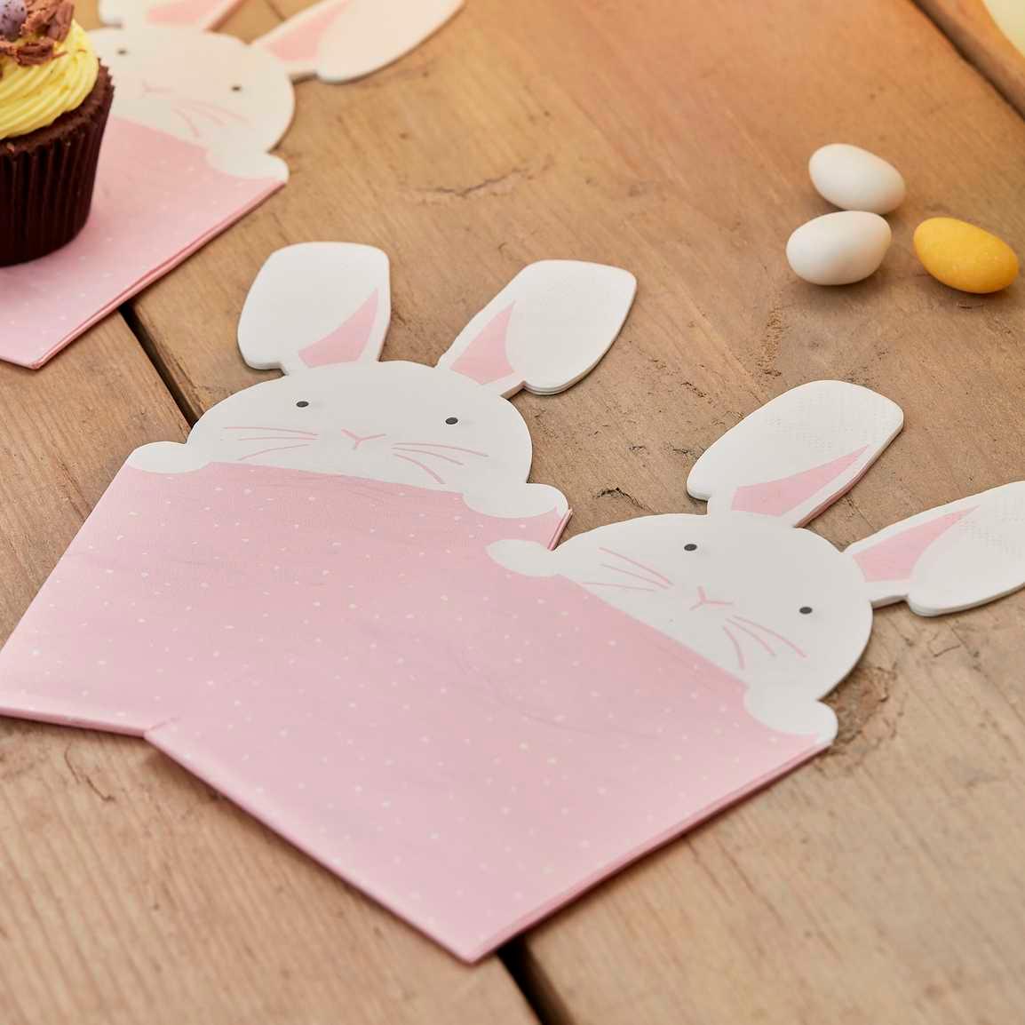 Peeking Bunny Napkins 16pk