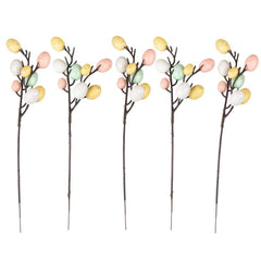 Easter Stems & Egg Decoration 5pk