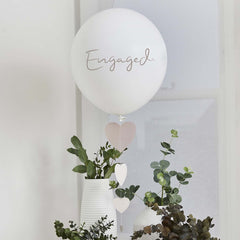 Engagement Trailing Heart Tail Balloon