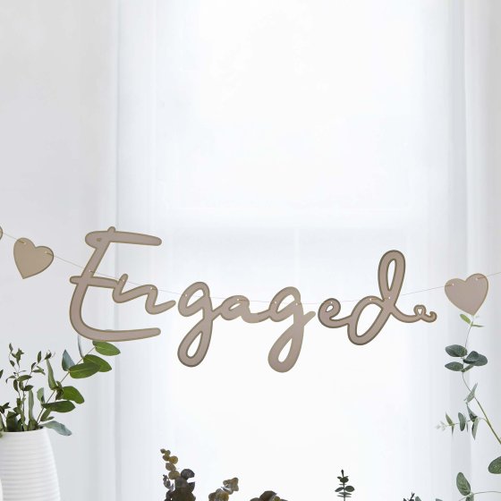 Gold Engaged Banner