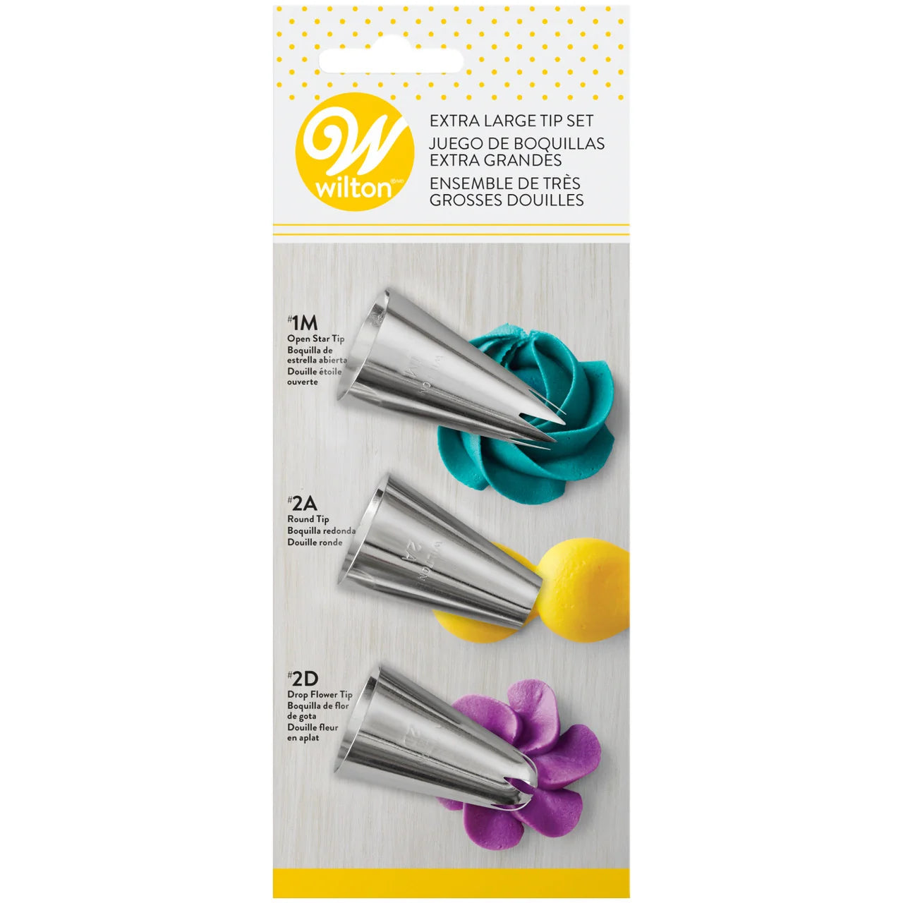 Wilton Extra Large Tip Set 3pk