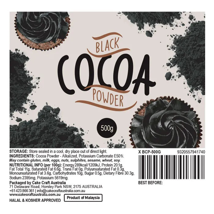 Black Cocoa Powder 500g
