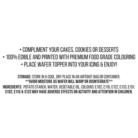 Mixed Butterfly Edible Wafer Cupcake Toppers 16pk