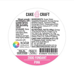 Cake Craft Fondant Pink 200g