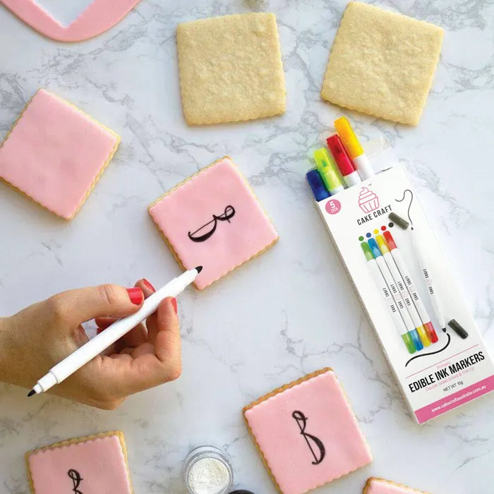 Primary Colours Edible Ink Markers 5pk