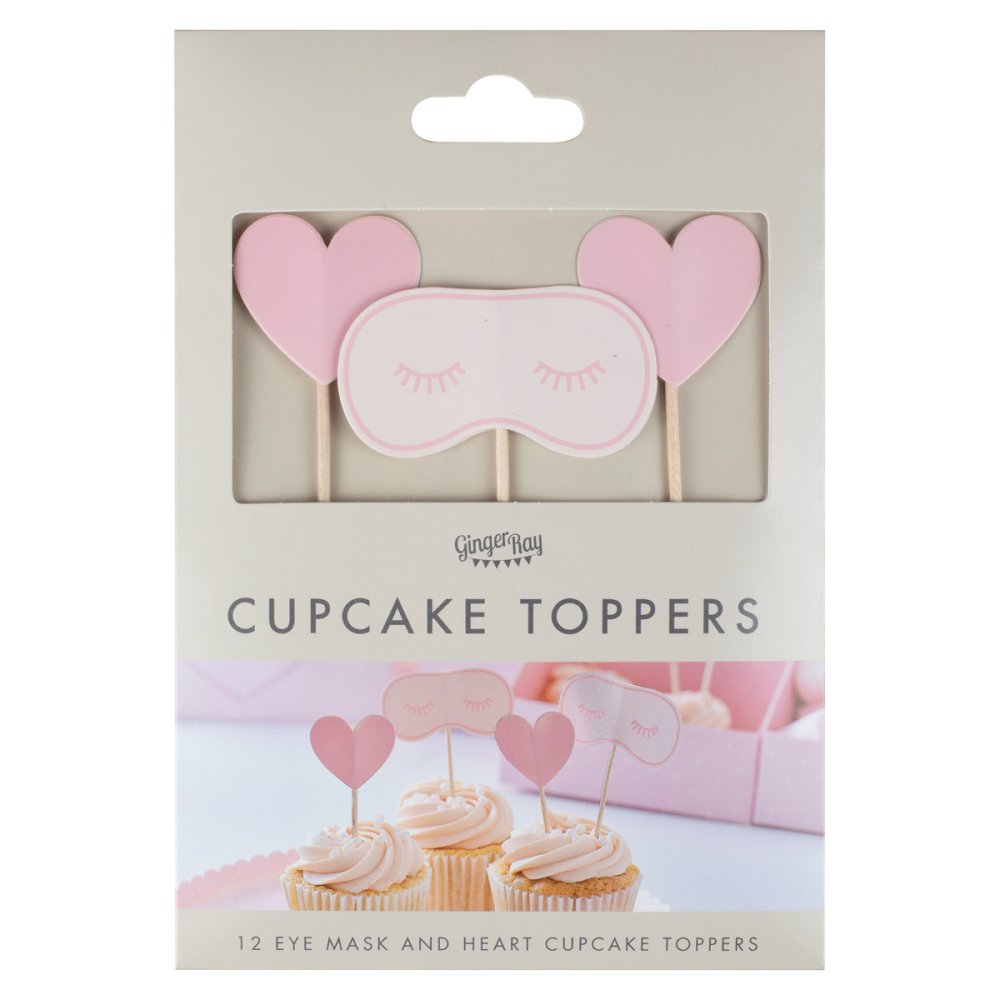 Pamper Party Cupcake Toppers 12pk