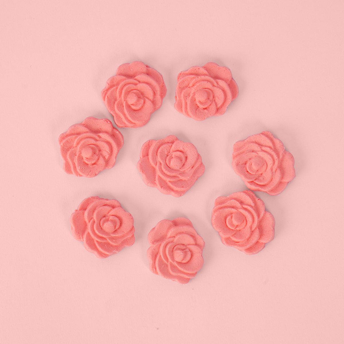 Peony Icing Decorations 8pk