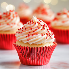 Red Foil Baking Cups 50pk