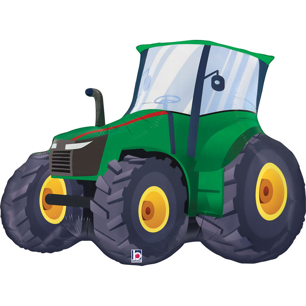 Large Farm Tractor Foil Balloon