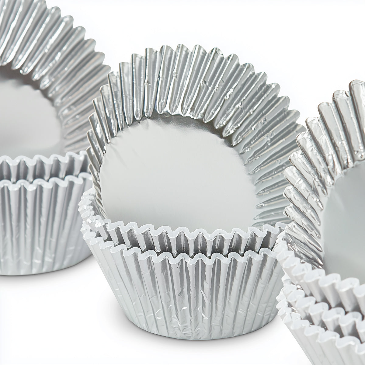 Silver Foil Baking Cups