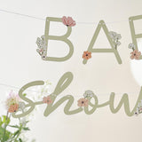Floral Baby Shower Bunting