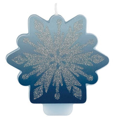 Frozen 2 Snowflake Glitter Candle