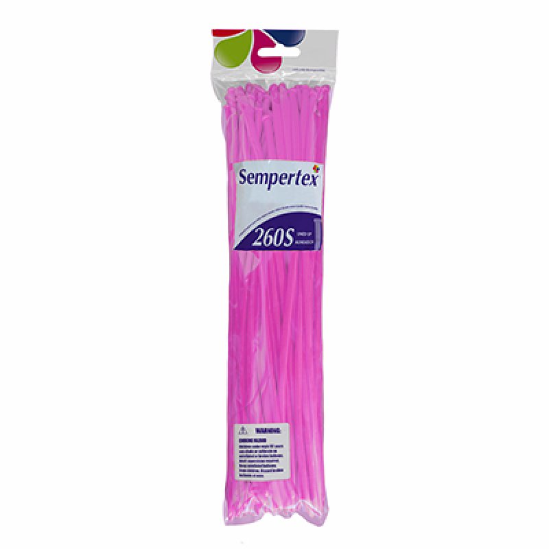 Fuchsia 260T Modelling Twisting Balloons 50pk