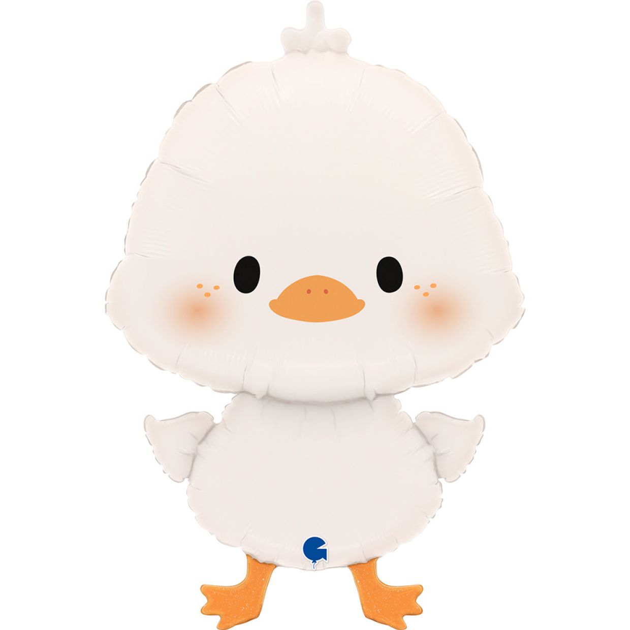 White Duckling Foil Balloon