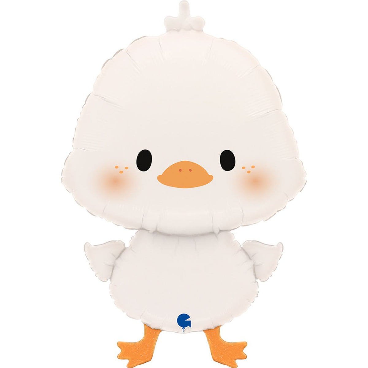 White Duckling Foil Balloon