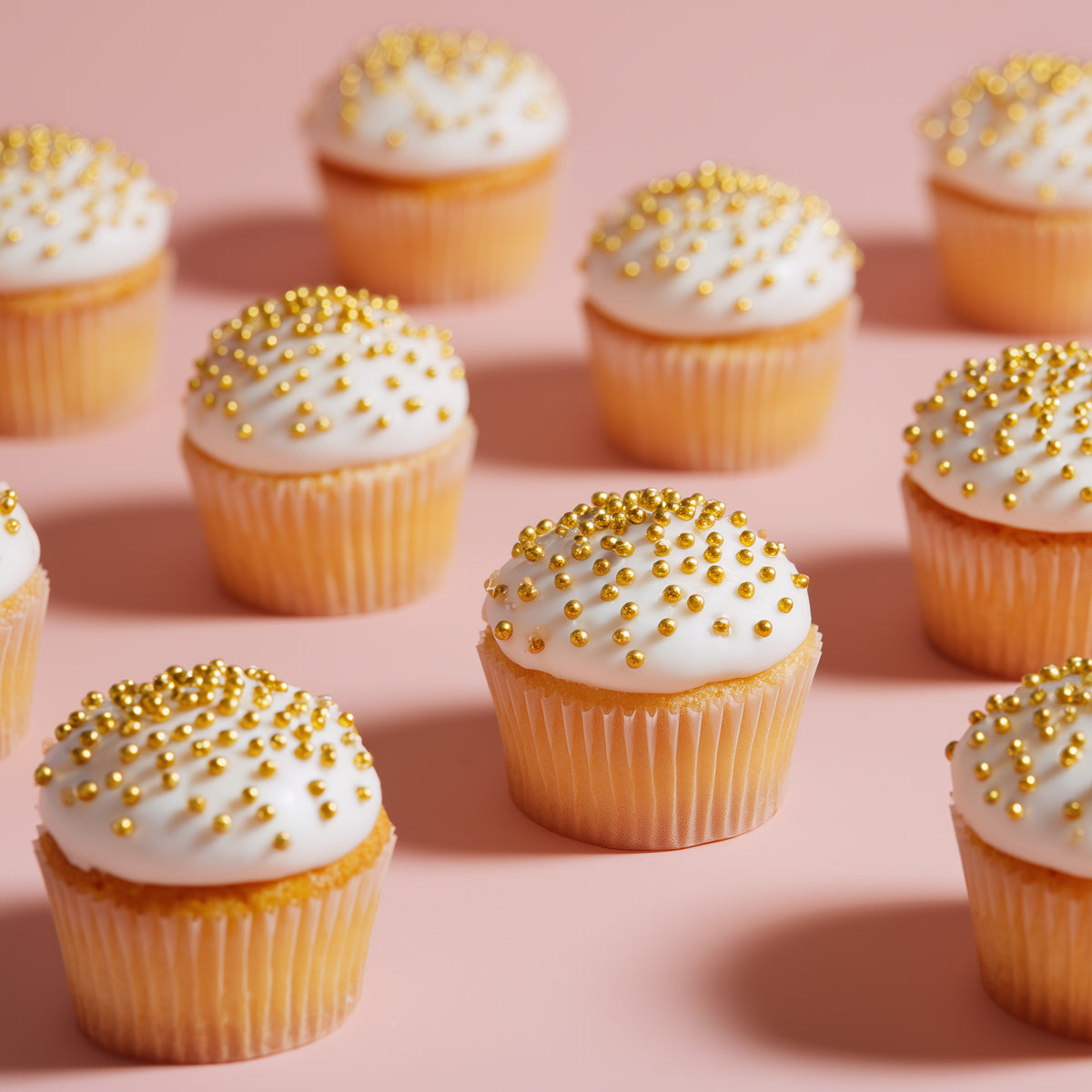 Crunchy Shiny Gold 2mm Sprinkles