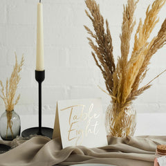 Gold Foiled Table Numbers 12pk