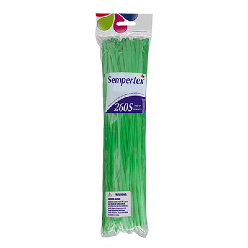 Green 260T Modelling Twisting Balloons 50pk