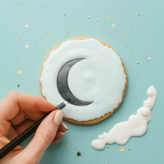 Edible Metallic Gunmetal Pen