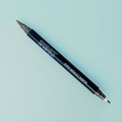 Edible Metallic Gunmetal Pen