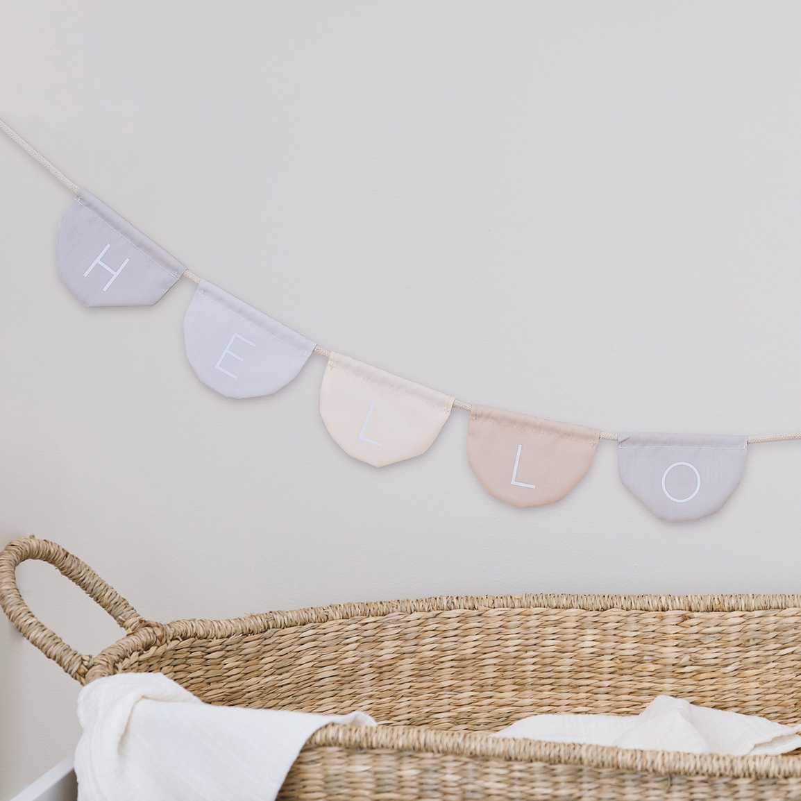 Hello Baby Fabric Baby Bunting