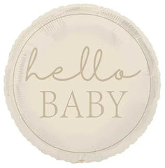 Hello Baby Nude Round Foil Balloon