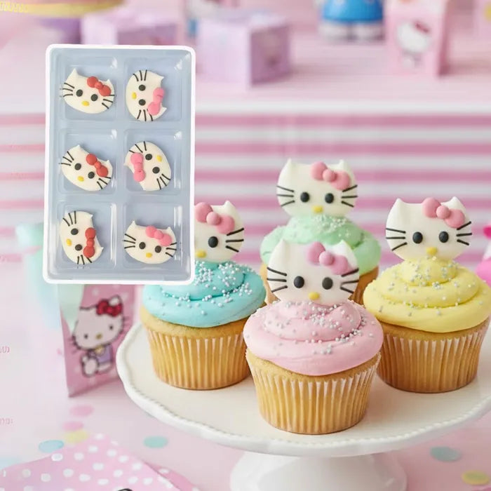 Hello Kitty Sugar Decorations 6pk