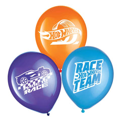 Hot Wheels Balloons 6pk