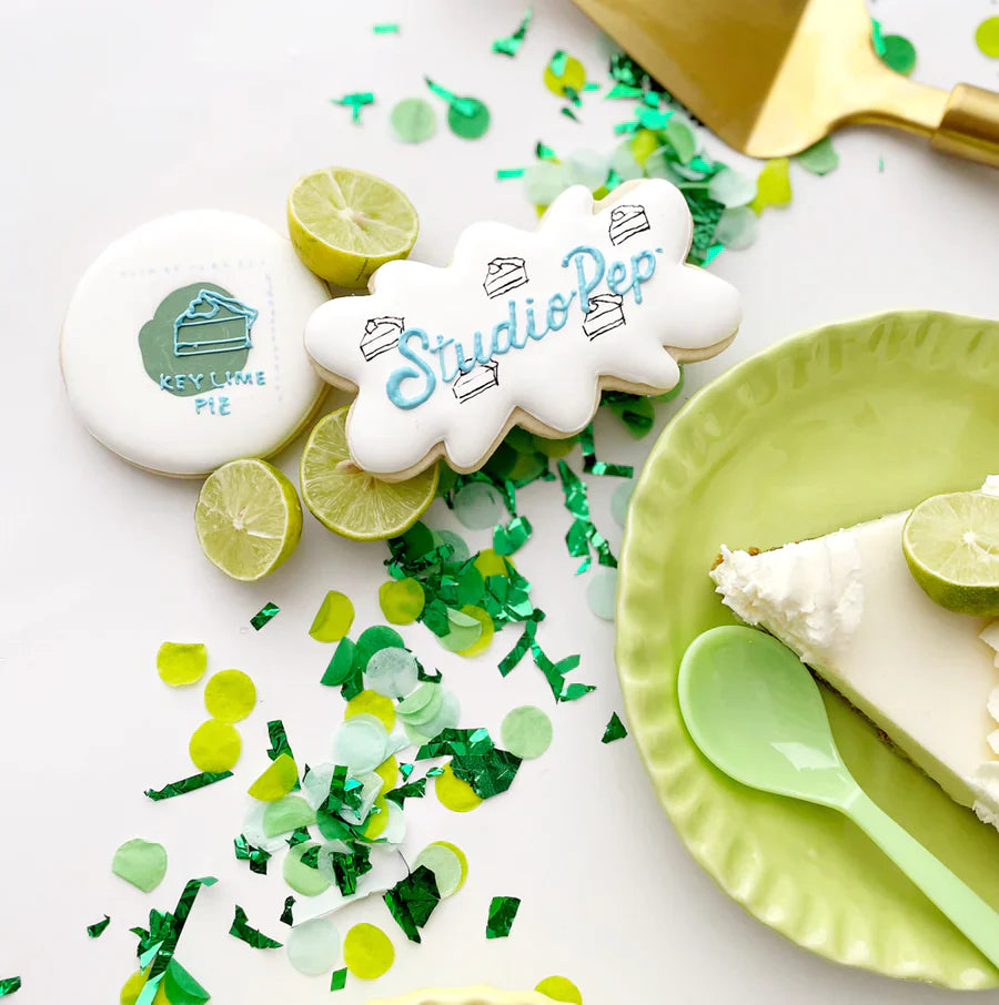 Key Lime Pie Green Confetti